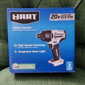 Hart 20V Cordless Impact Driver